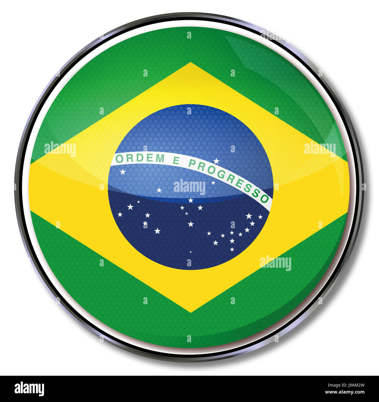 button, brazil, amazon, american, america, argentina, atlantic ocean, salt Stock Photo