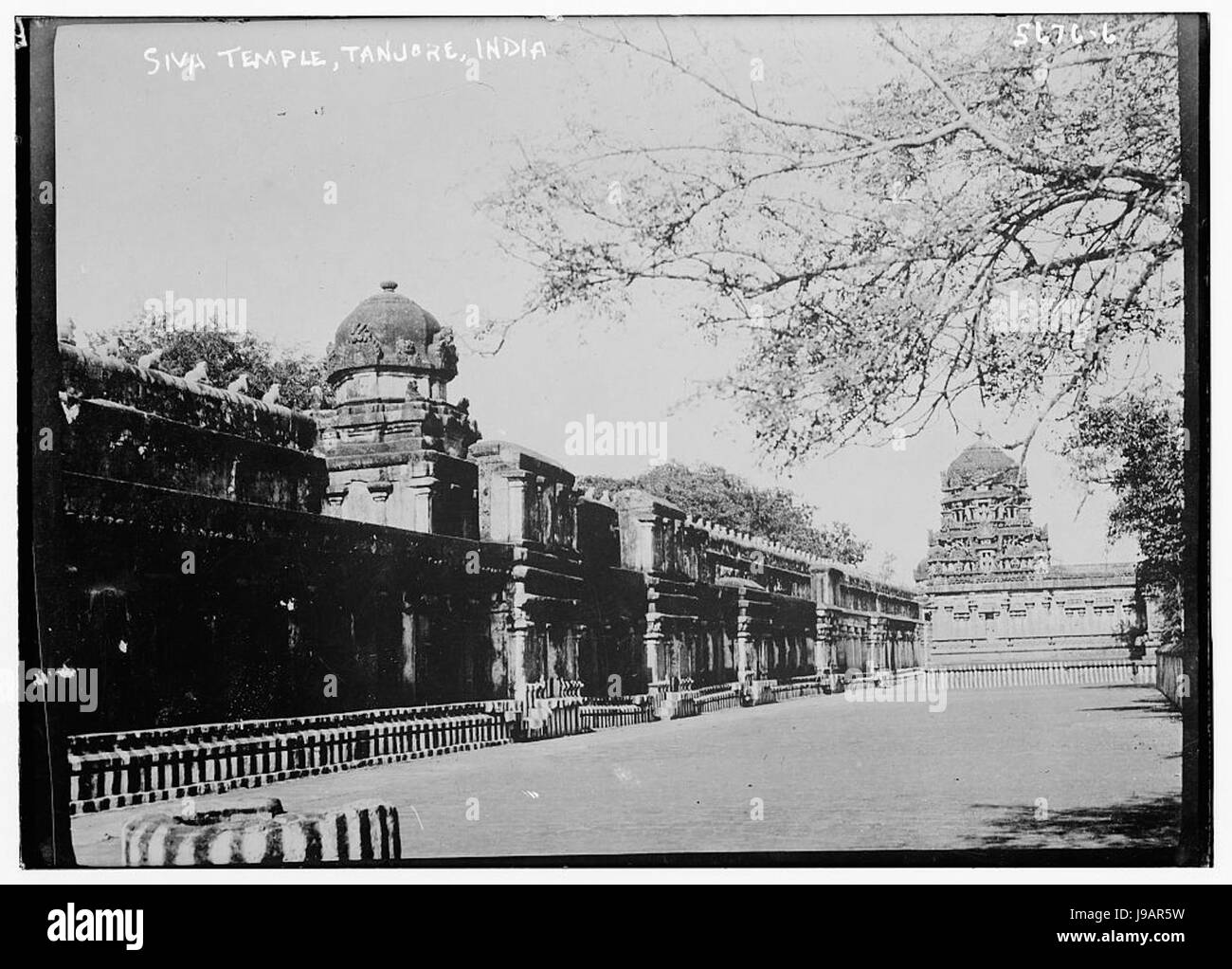 Shiva Temple in Tanjore (Library of Congress Stock Photo Alamy