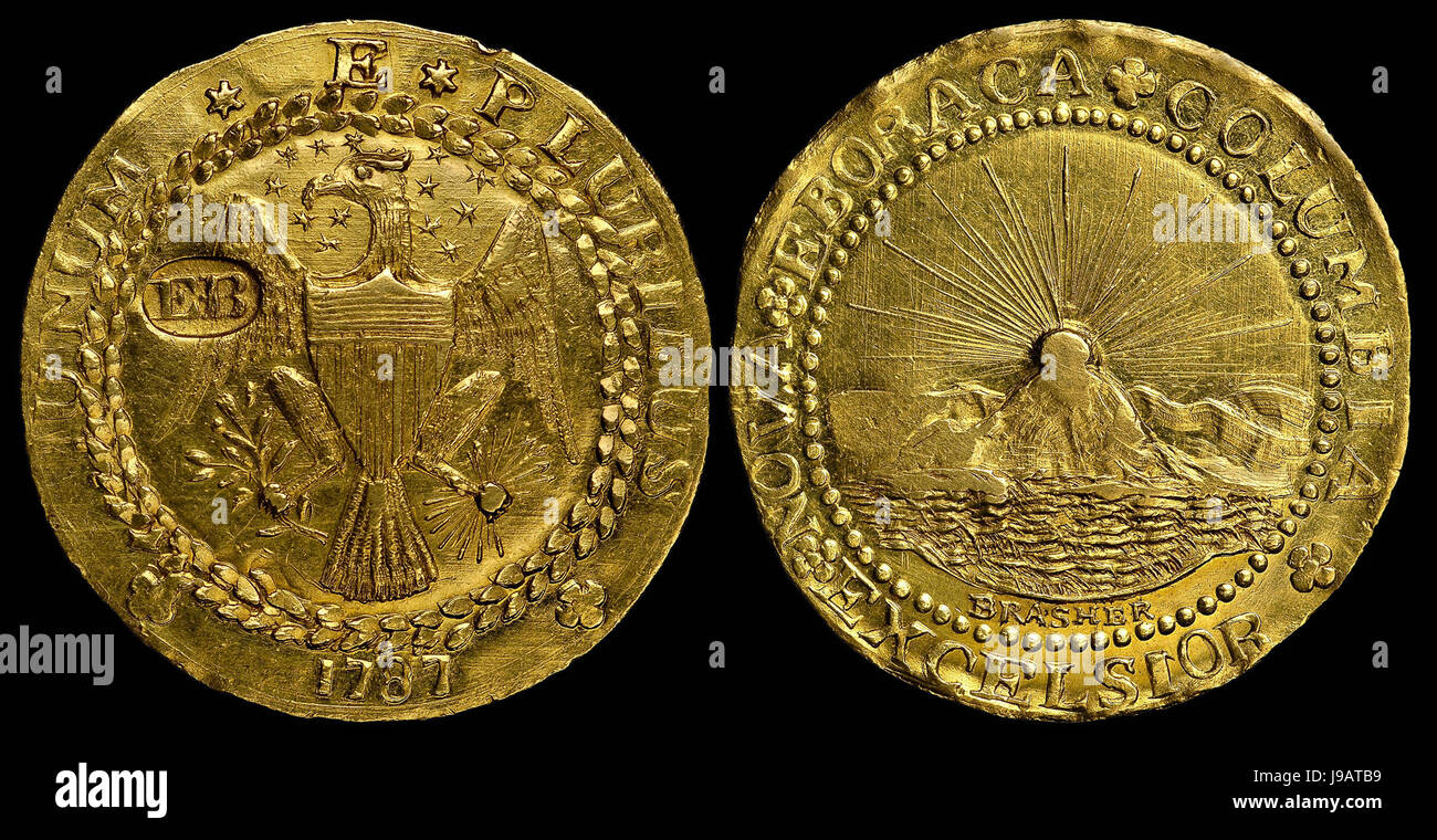 1787 brasher doubloon hires stock photography and images Alamy