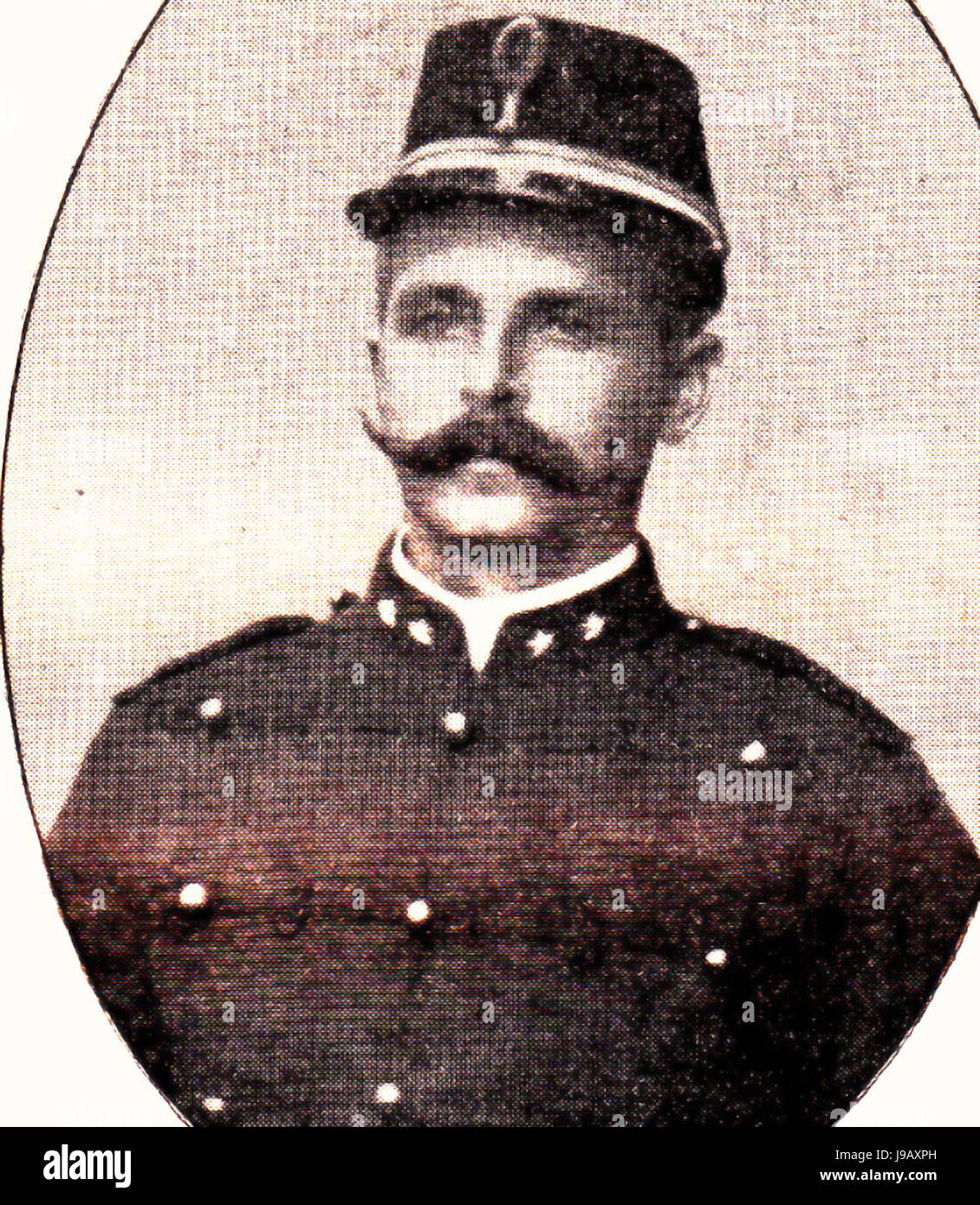 Wagener, CAF. Eerste luitenant. Gesneuveld te Atjeh in 1897 Stock Photo