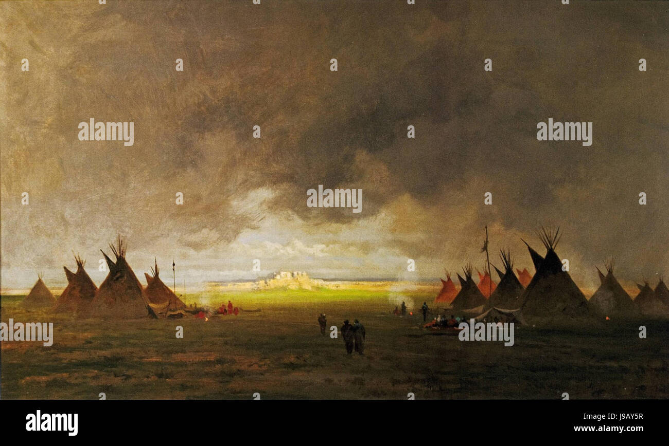 Lakota sioux camp hi-res stock photography and images - Alamy