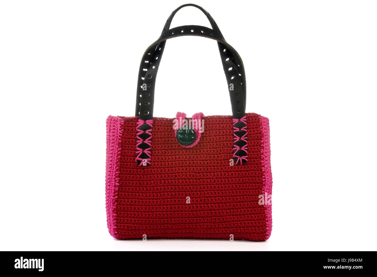 handbag, fashion, accessories, accessory, cotton, knitted, red, bag, handbag, Stock Photo