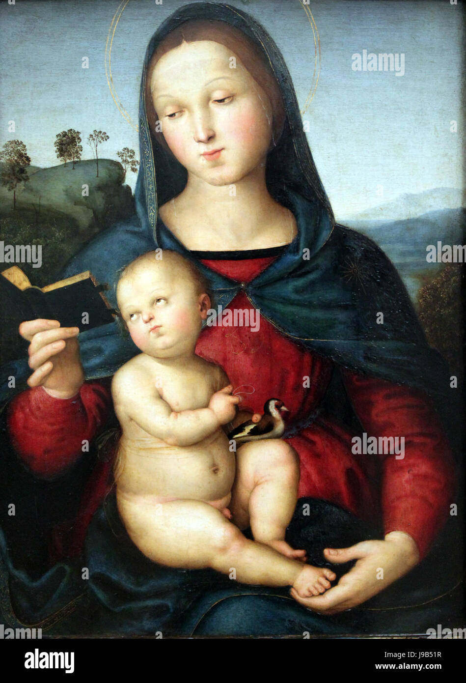 1502 Raffael Madonna Solly anagoria Stock Photo