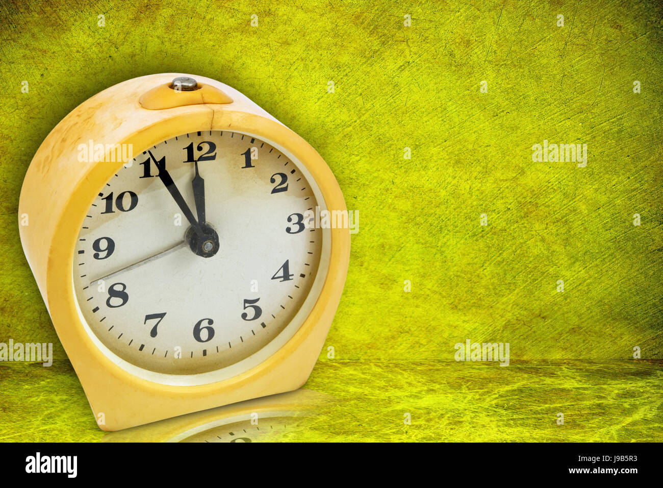 clock, date, time, time indication, hour, watch, old, passing, numeral, yellow Stock Photo Alamy