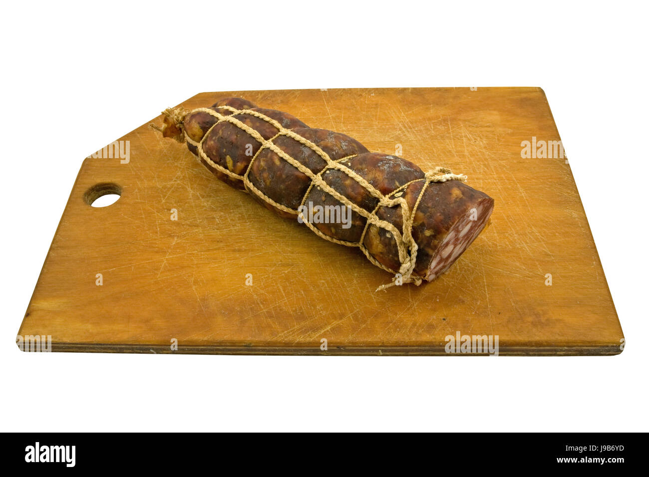 food, aliment, sausage, dish, meal, lunch, salami, meat, pork