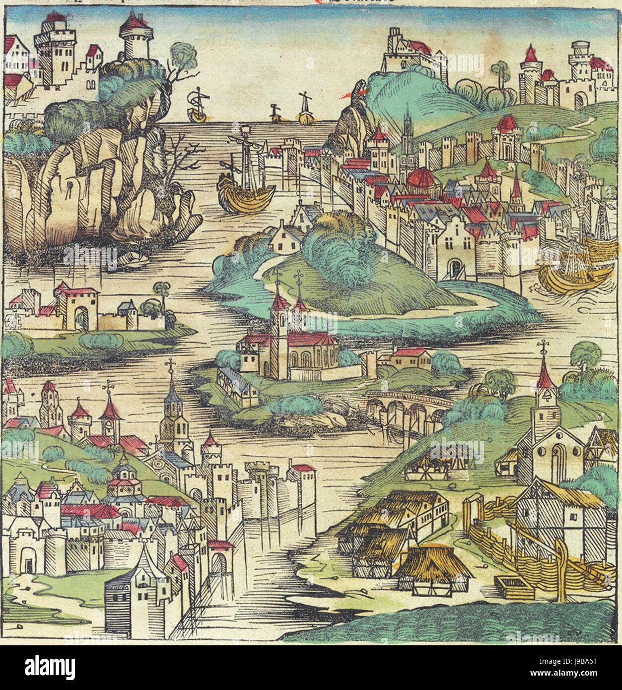Nuremberg chronicles f 271v (Turcis Stock Photo - Alamy