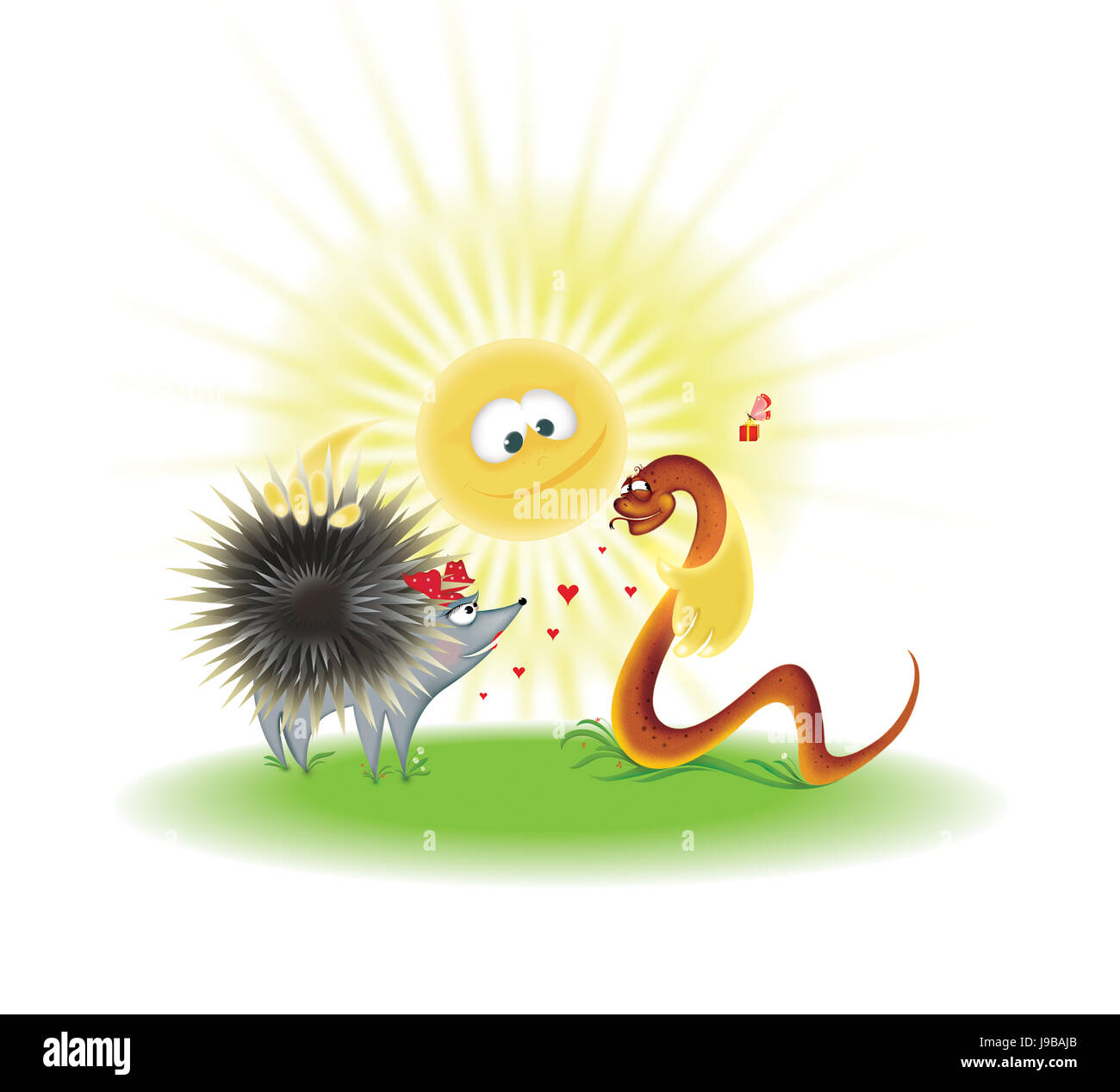 Ежик и змея. Ежик обнимает солнце. Ежик обнимает солнышко. Змея на солнце.