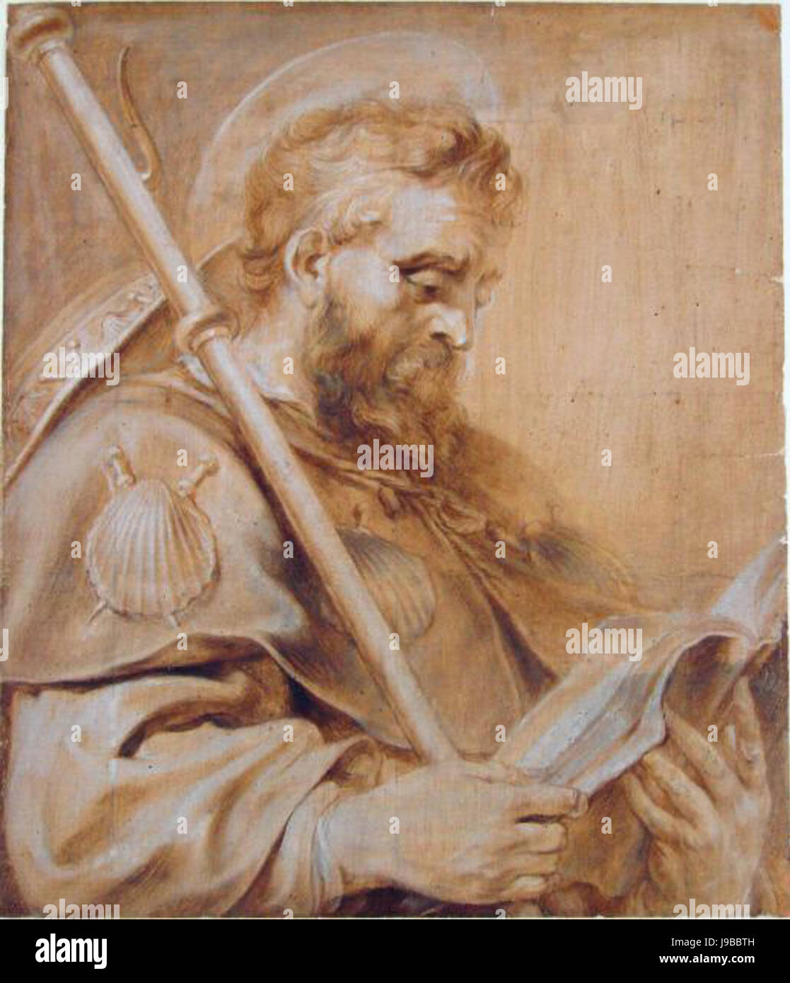 St. James the Elder by Pieter Claesz. Soutman Stock Photo