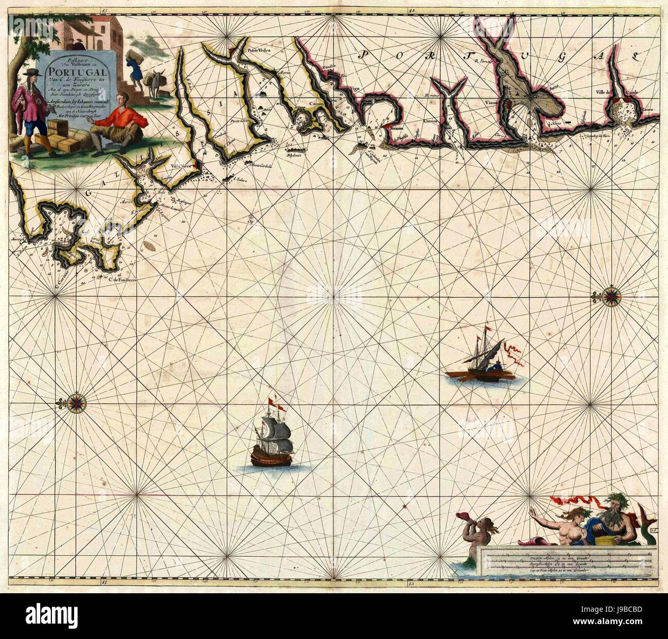 Trade routes map 17th century hi-res stock photography and images - Alamy