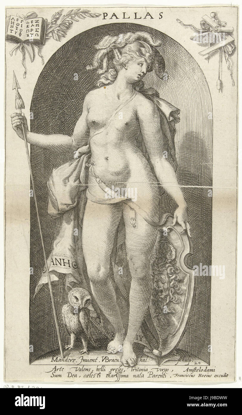 Nicolaas Braeu   Minerva, 1598 Stock Photo