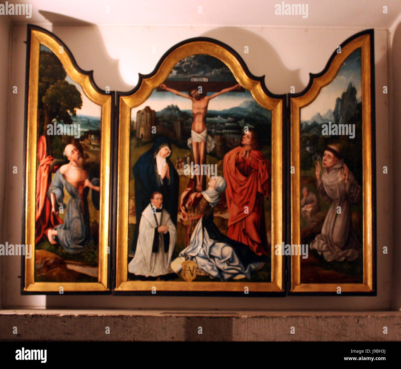 Triptychon aus St Paul Schule Quentin Massys Antwerpen 1560 Stock Photo