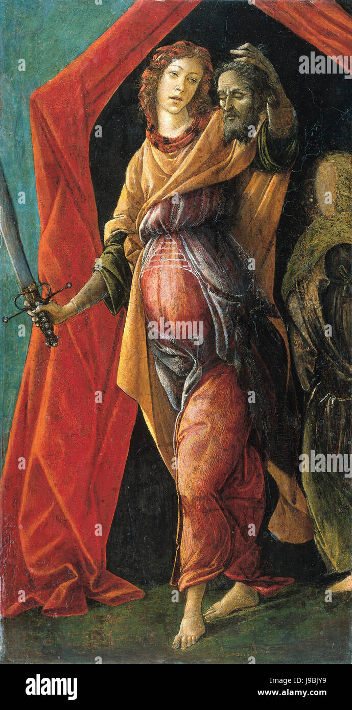 Sandro Botticelli   Judith met het hoofd van Holofernes Stock Photo