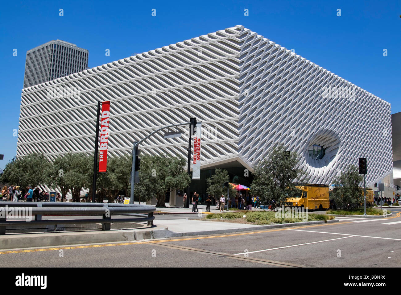 Broad Museum downtown Los Angeles Stock Photo - Alamy