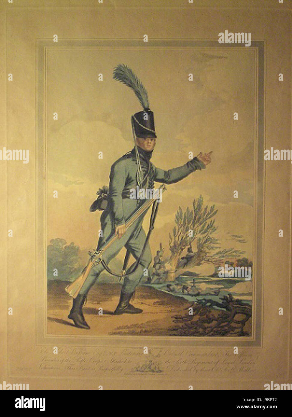 Sir Robert Wigram military painting Stock Photo