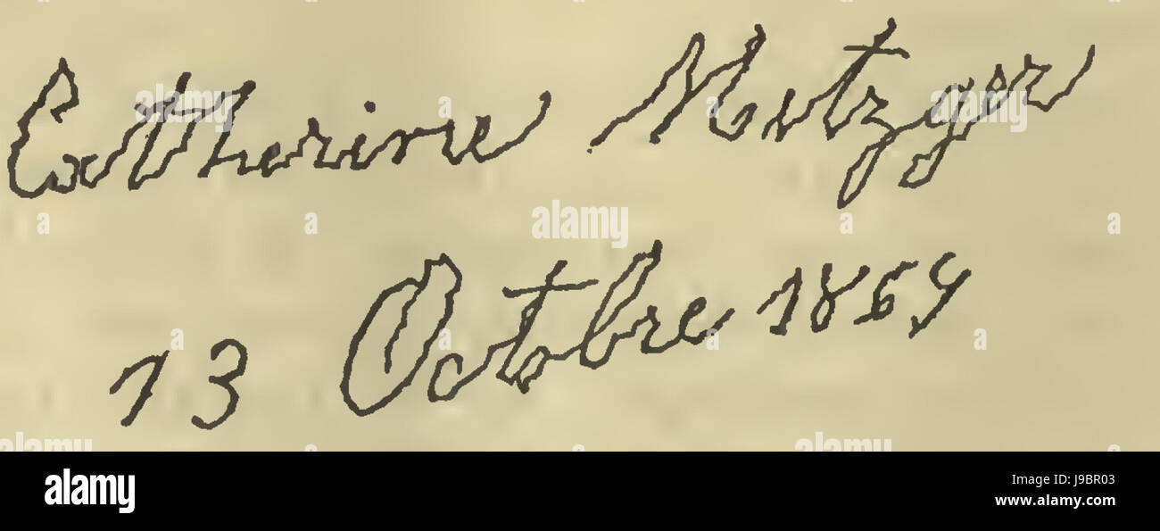 Writing by a Parkinson's disease patient Stock Photo Alamy