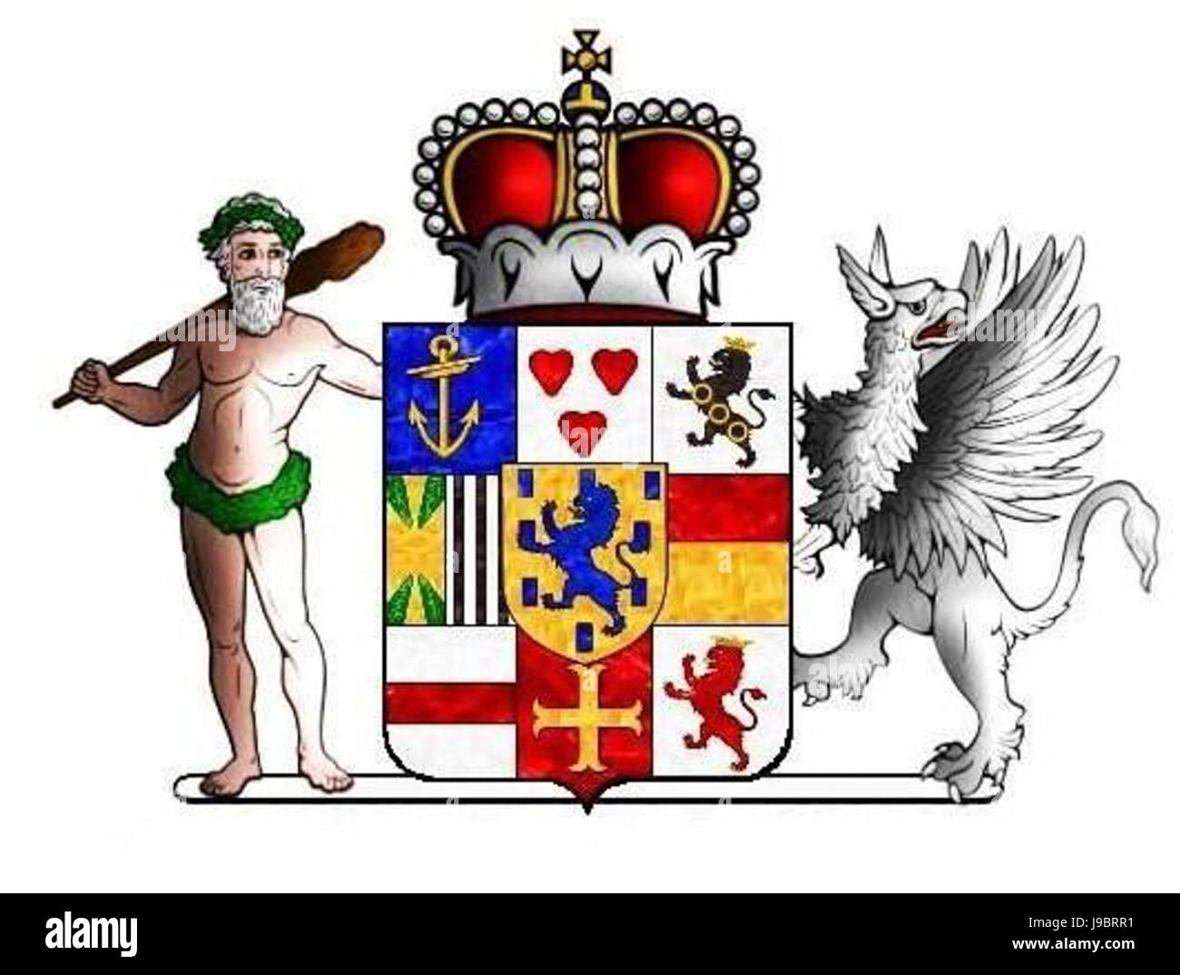 Solms Braunfels Fuersten Wappen Stock Photo Alamy