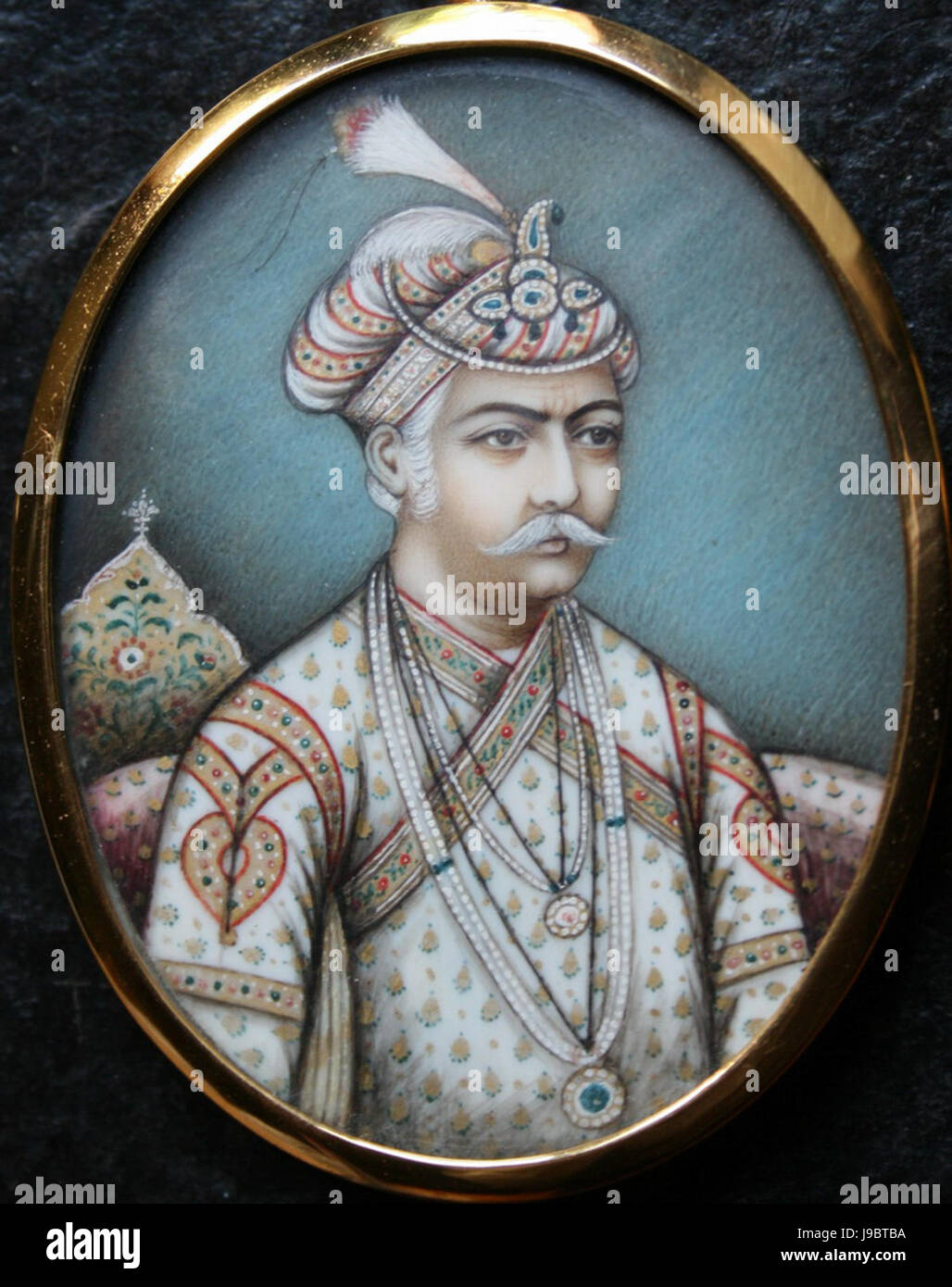 Akbar mughal portrait hires stock photography and images Alamy