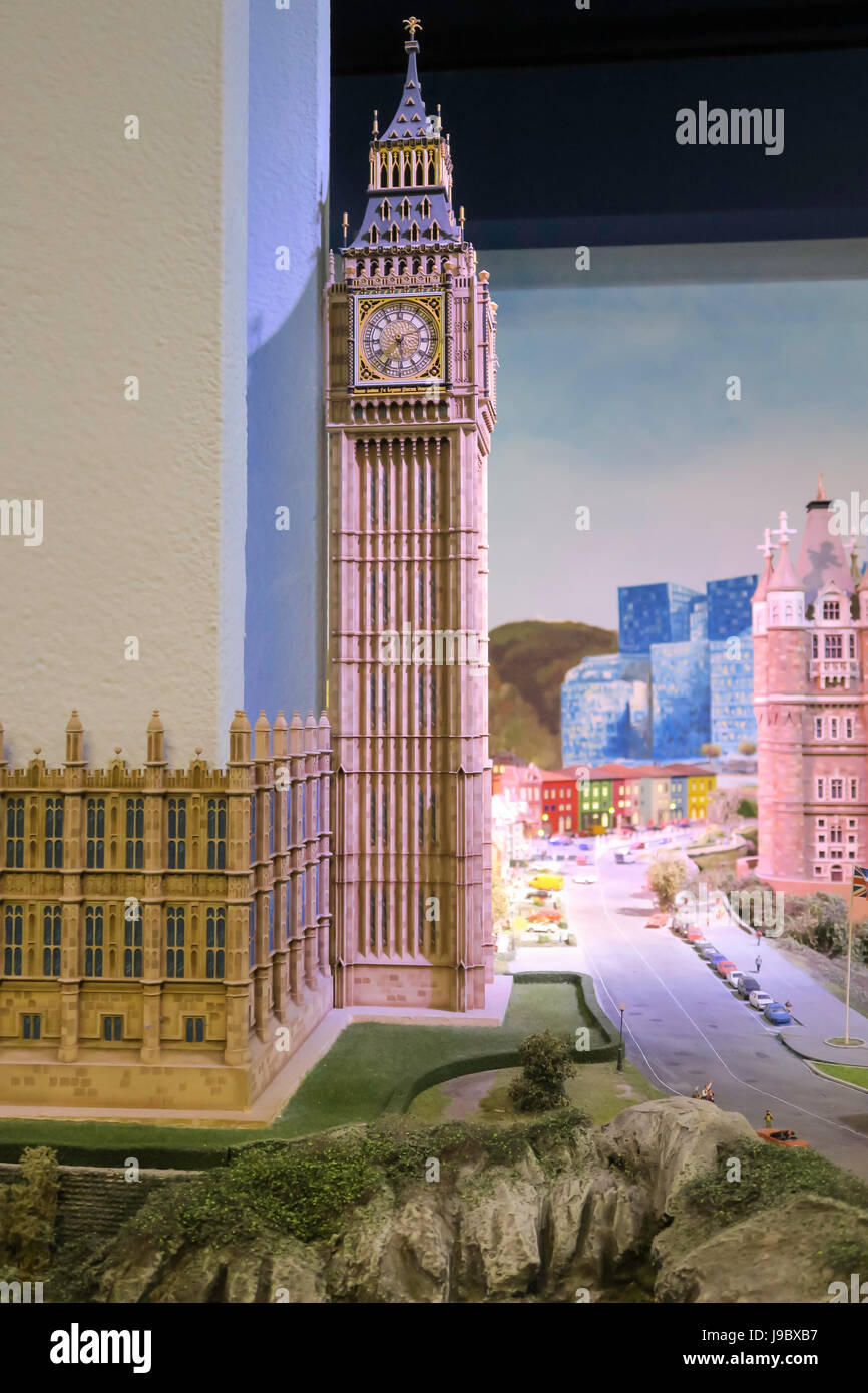 Gulliver's Gate Miniatures Gallery in Times Square, NYC, USA Stock 