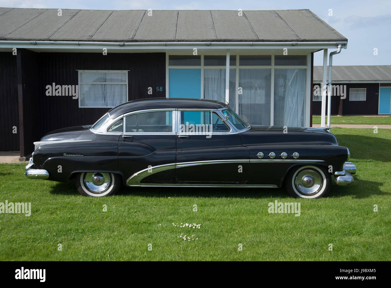 Classic Car Show, Hemsby 58 Weekender Stock Photo