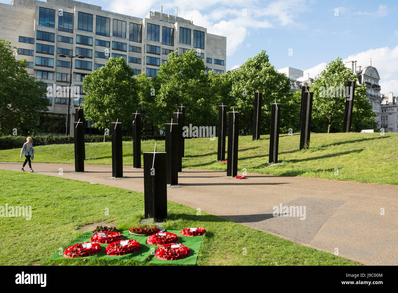 The Southern Stand – New Zealand’s War Memorial, Hyde Park Corner, London, UK Stock Photo