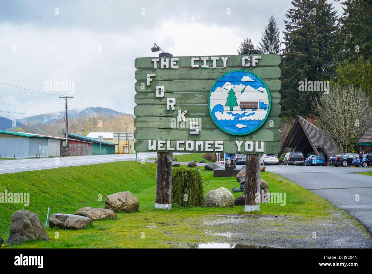 City of Forks you known from the Twilight series and novels