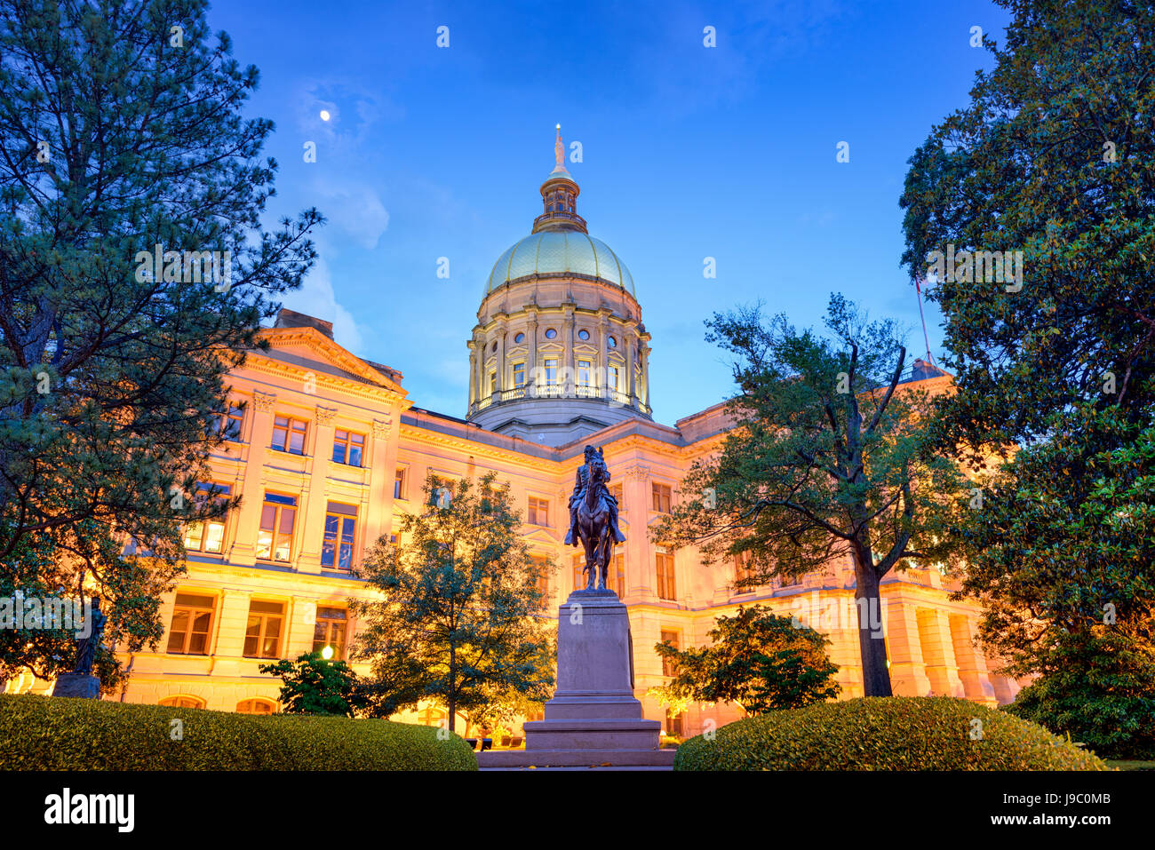 Georgia State Capitol Building in Atlanta, Georgia, USA. Stock Photo