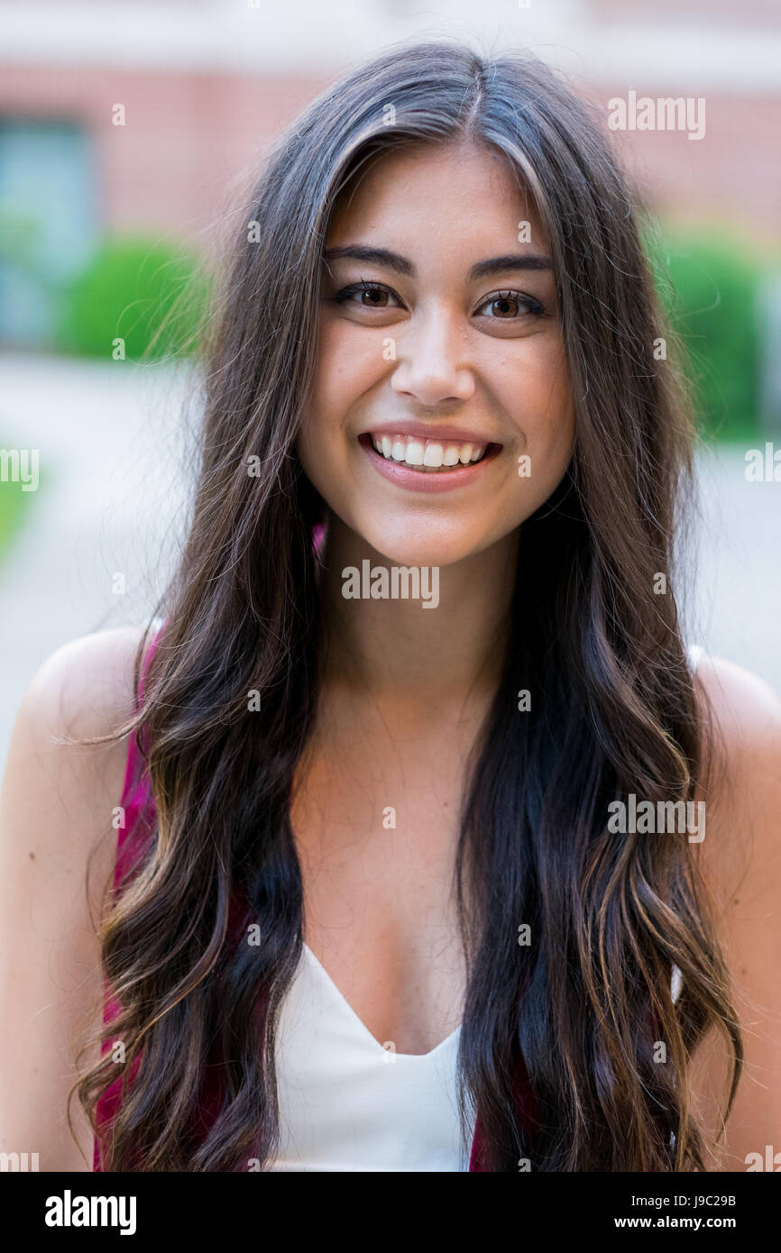 College Graduation Photo on University Campus Stock Photo Alamy