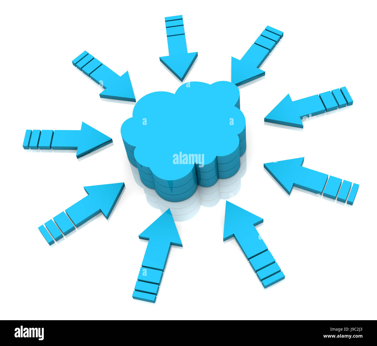 blue, isolated, model, design, project, concept, plan, draft, modern ...