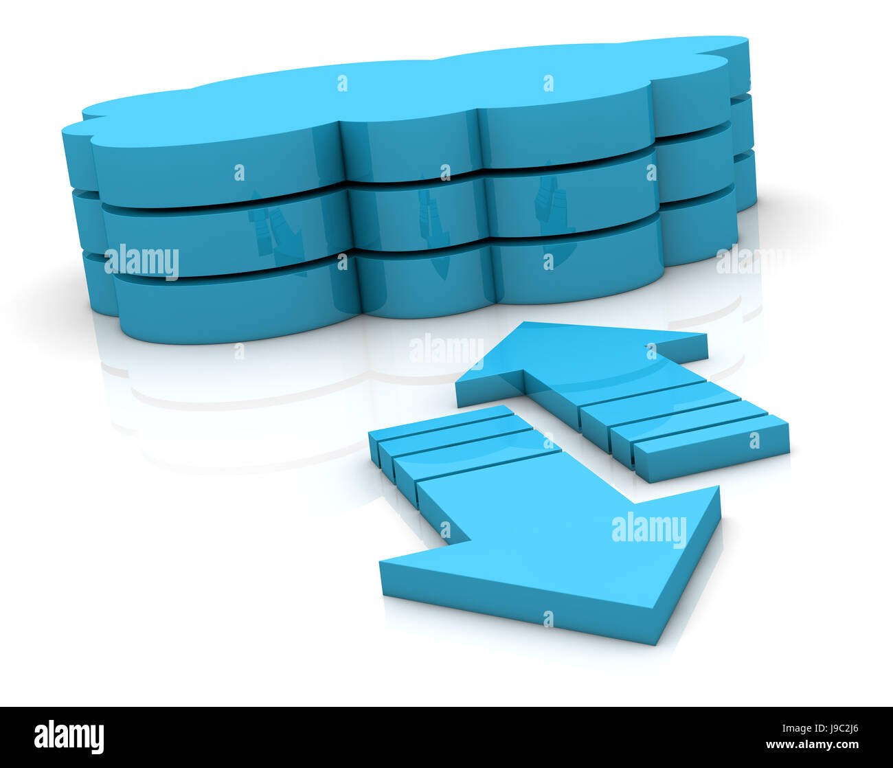 blue, isolated, model, design, project, concept, plan, draft, modern ...