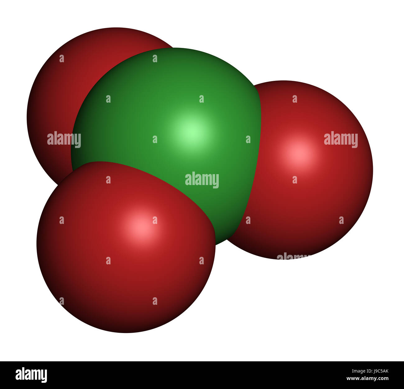 Chlorine Atomic Structure Stock Photos & Chlorine Atomic Structure