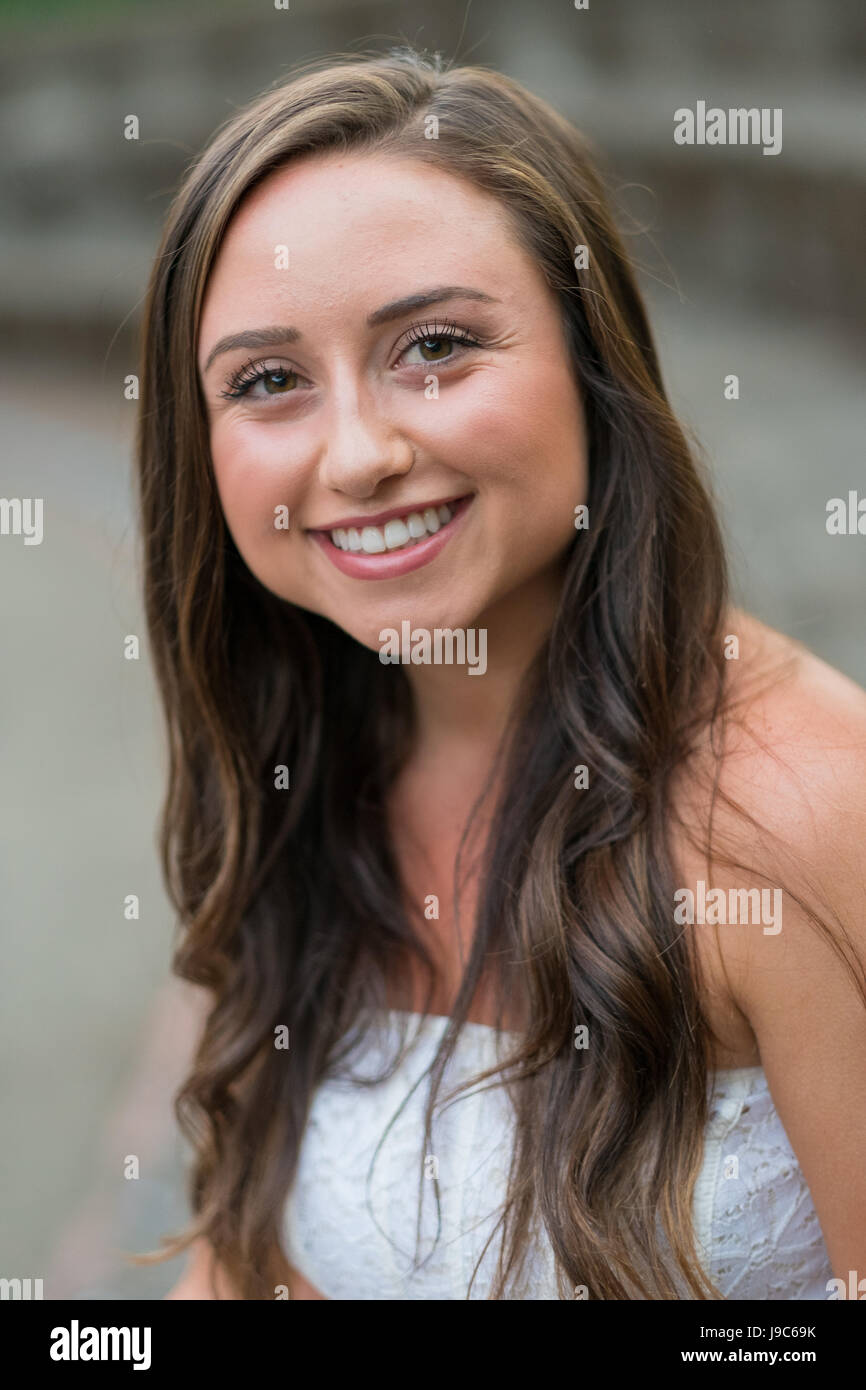 College Graduation Photo on University Campus Stock Photo Alamy