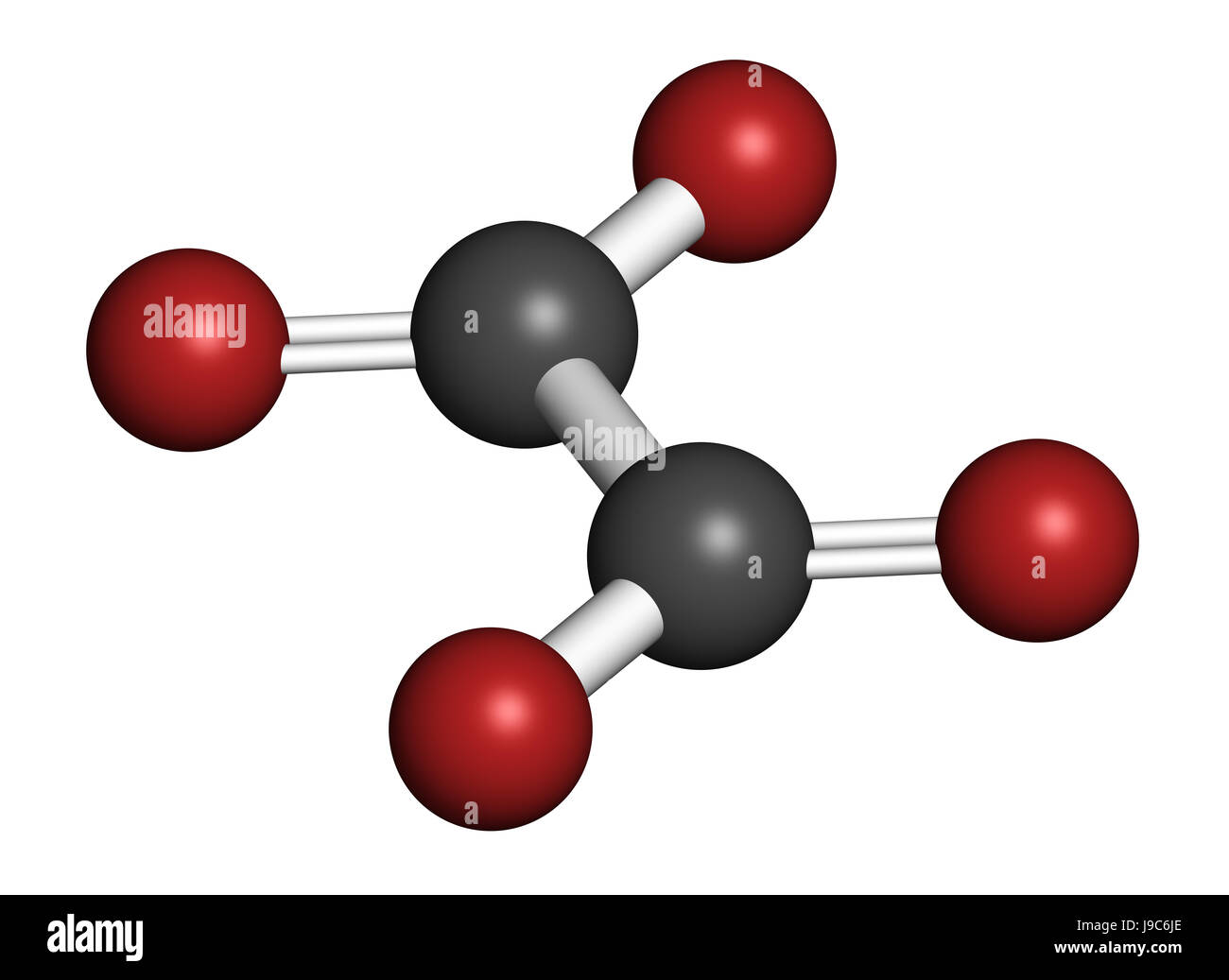 Oxalate anion, chemical structure. Oxalate salts can form kidney stones