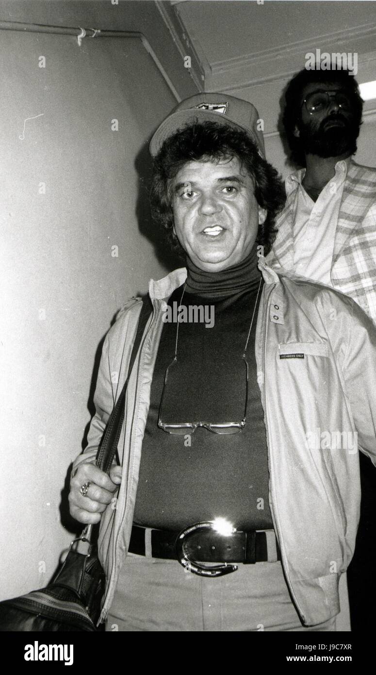 RTMcbride / MediaPunch  CONWAY TWITTY LATE 1980'S MAJESTIC THEATER, NYC. CREDIT ALL USES Stock Photo