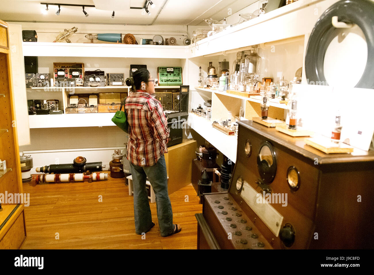 The Spark Electrical Museum. Bellingham, Washington State, USA Stock