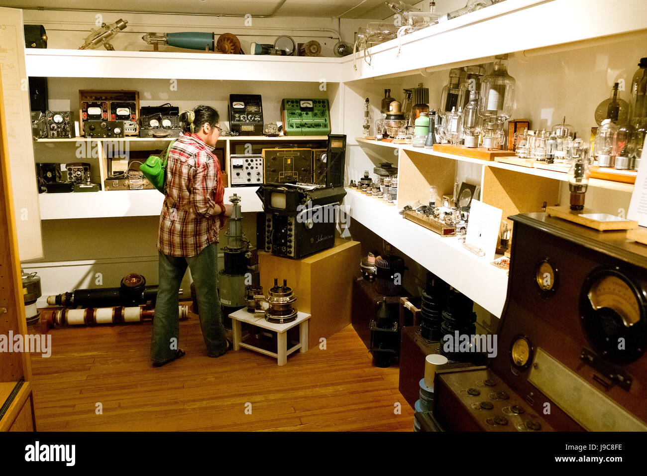 The Spark Electrical Museum. Bellingham, Washington State, USA Stock