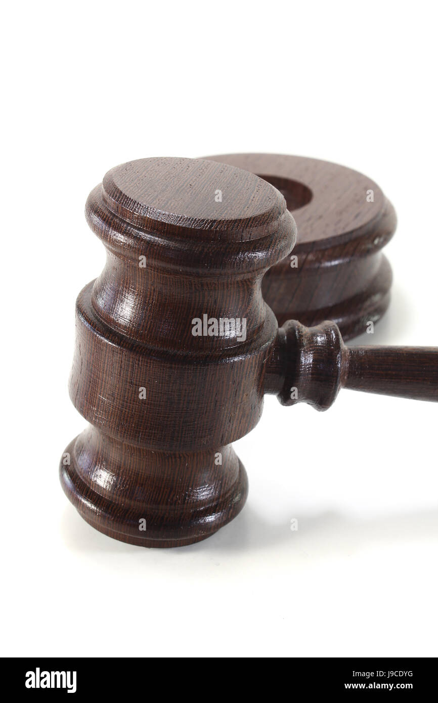 gavel wooden Stock Photo