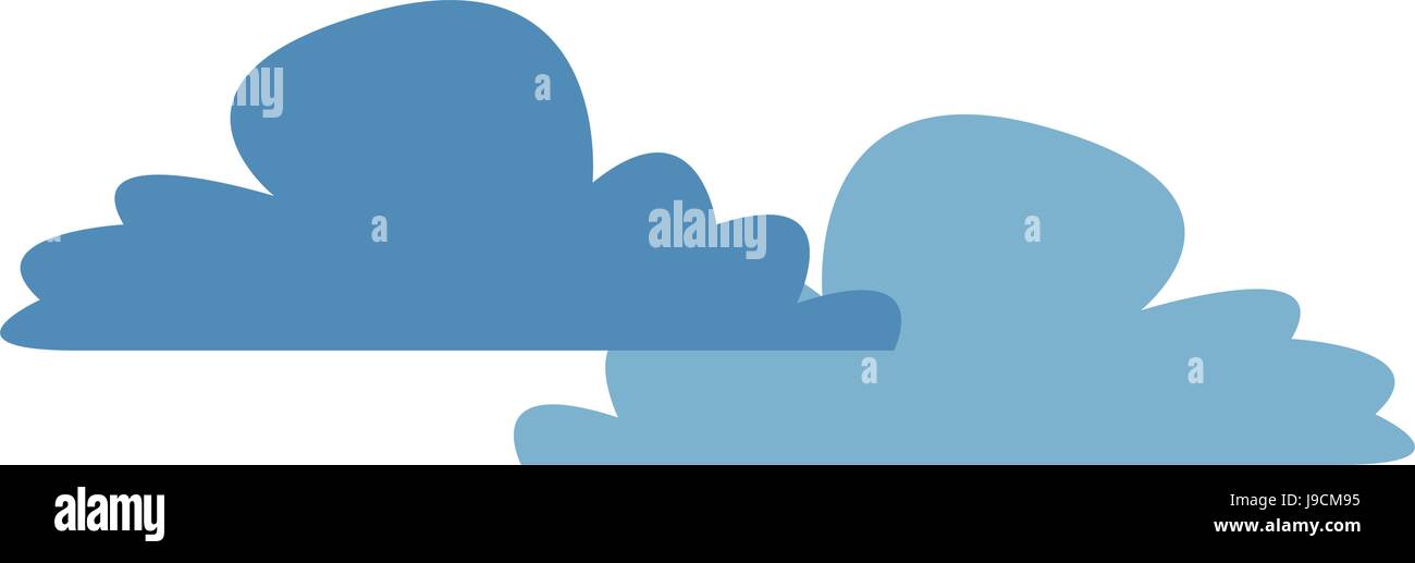 fluffy cloud weather heaven sky cottony icon Stock Vector Image & Art ...