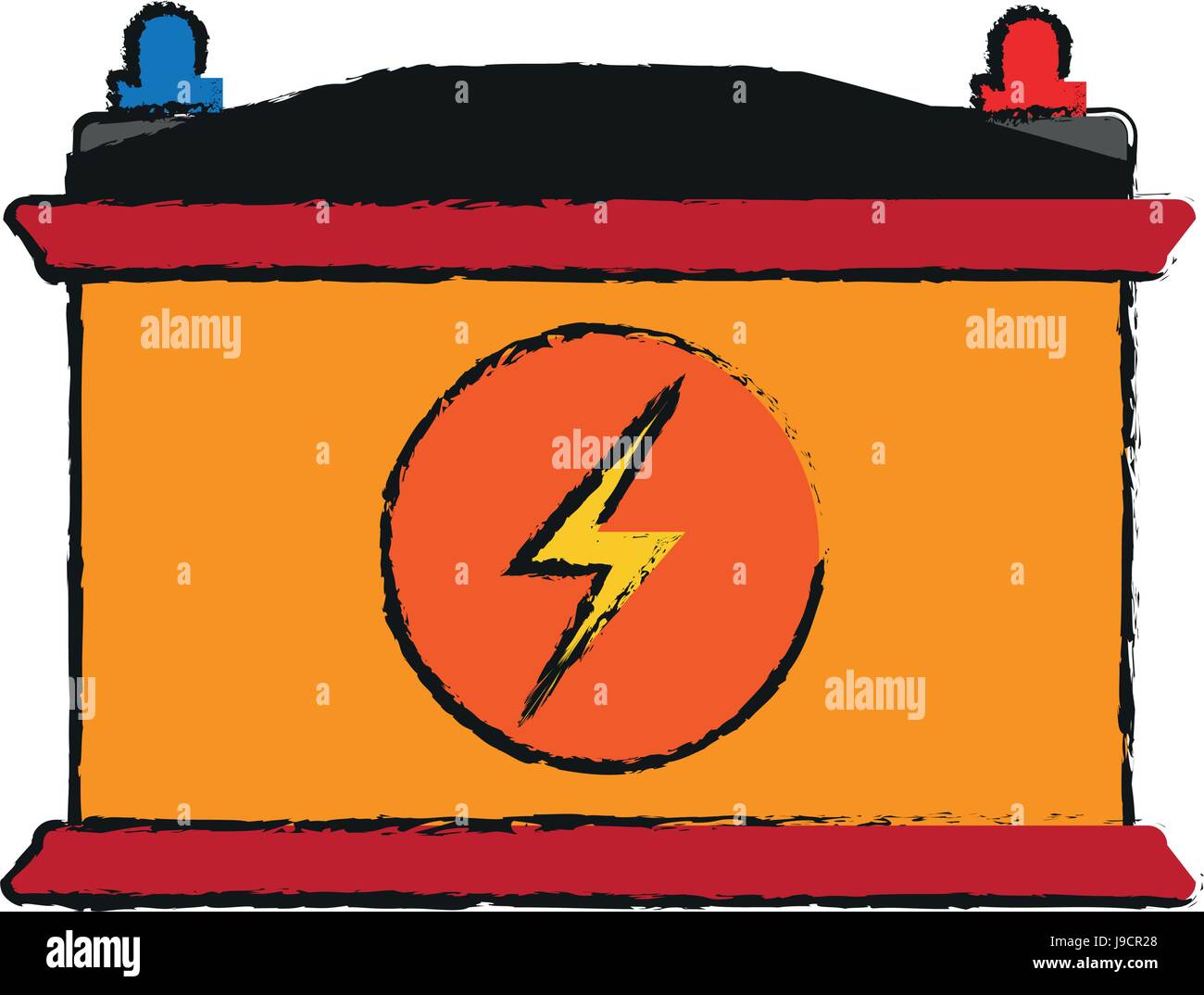 battery flat illustration Stock Vector Image & Art Alamy