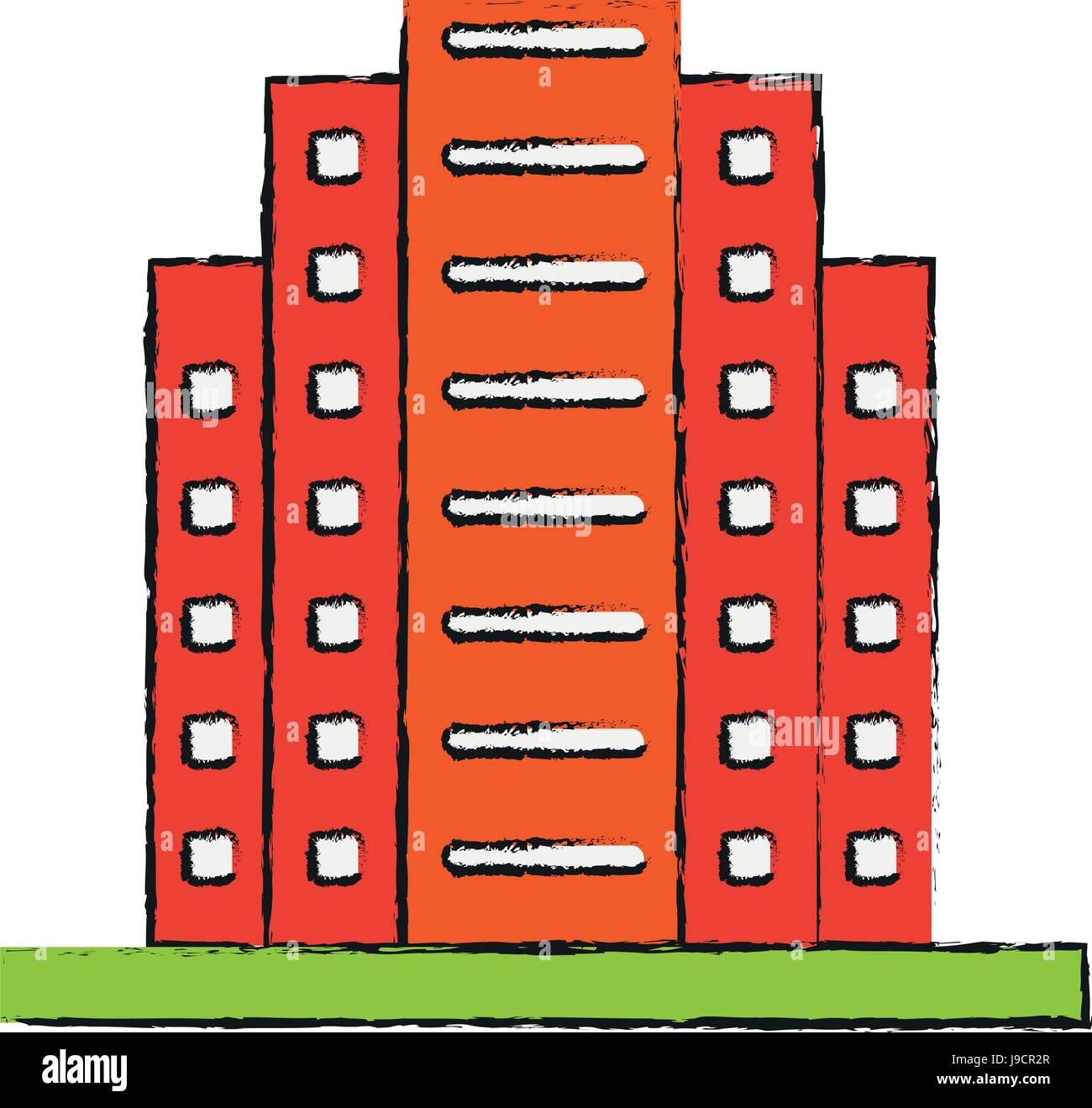 factory cartoon flat illustration draw Stock Vector Image & Art - Alamy