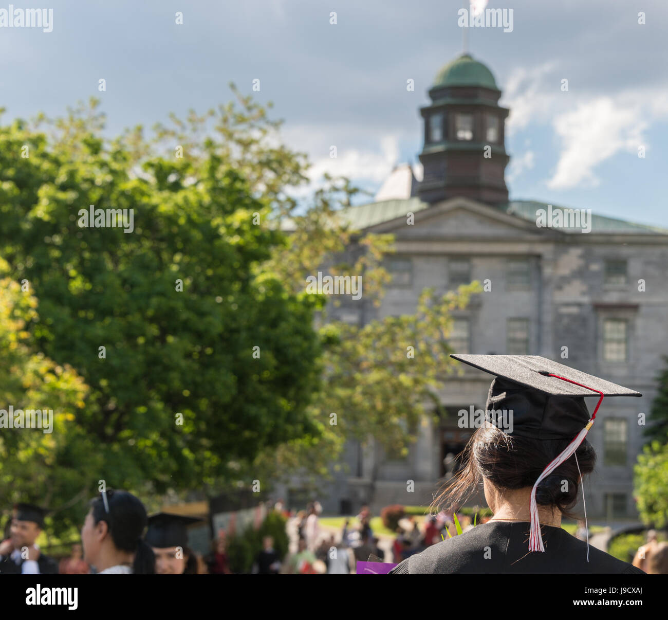 Montreal, Canada 31 May 2017 New Graduate after graduation ceremony