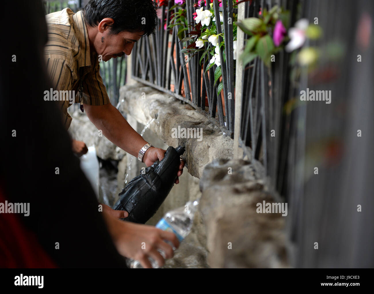 Costa rica's patron saint la negrita hires stock photography and