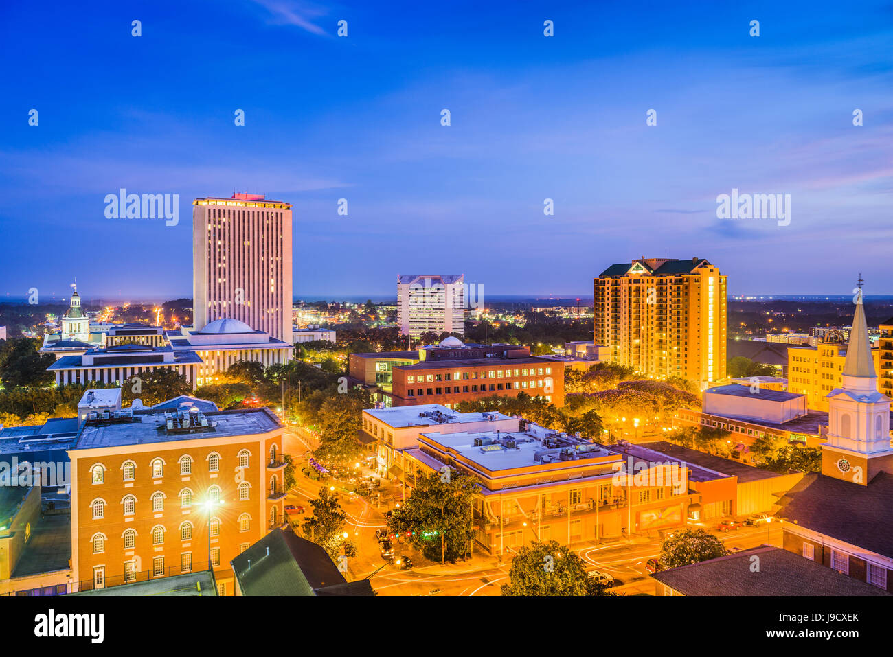 Tallahassee, Florida, USA downtown skyline. Stock Photo