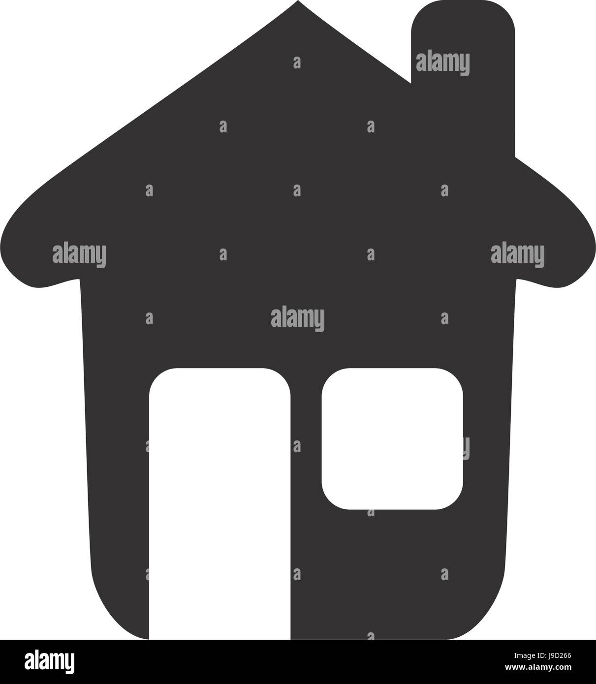 nice house with window and door Stock Vector Image & Art Alamy