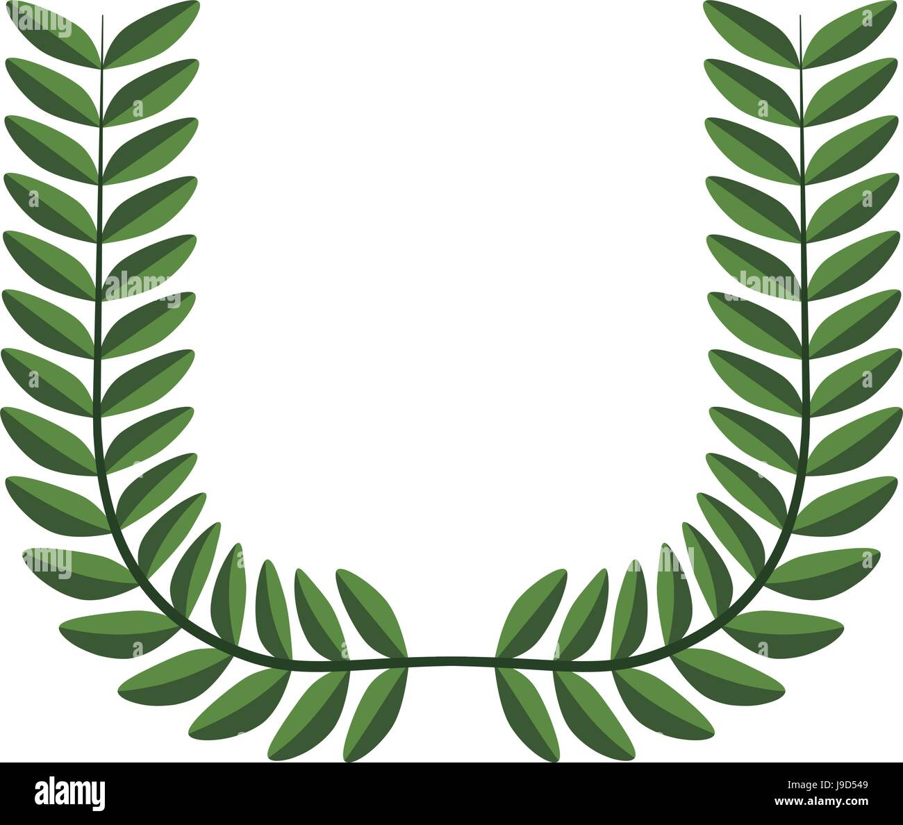 Wreath leaves ornament Stock Vector Image & Art - Alamy