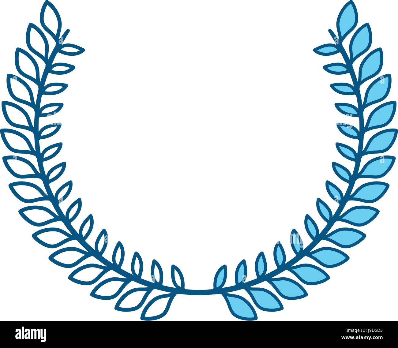 Wreath leaves ornament Stock Vector Image & Art - Alamy
