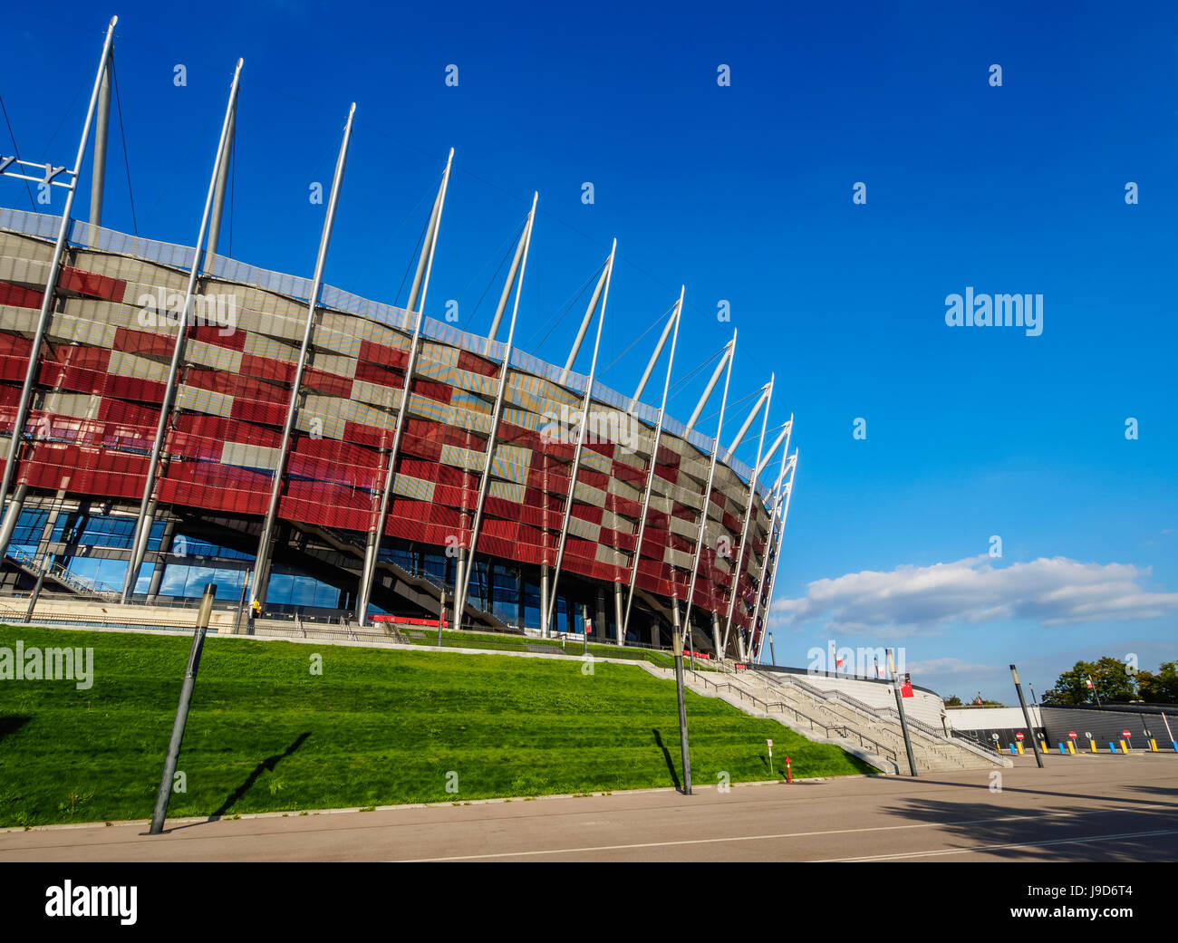 National Stadium, Warsaw, Masovian Voivodeship, Poland, Europe Stock Photo