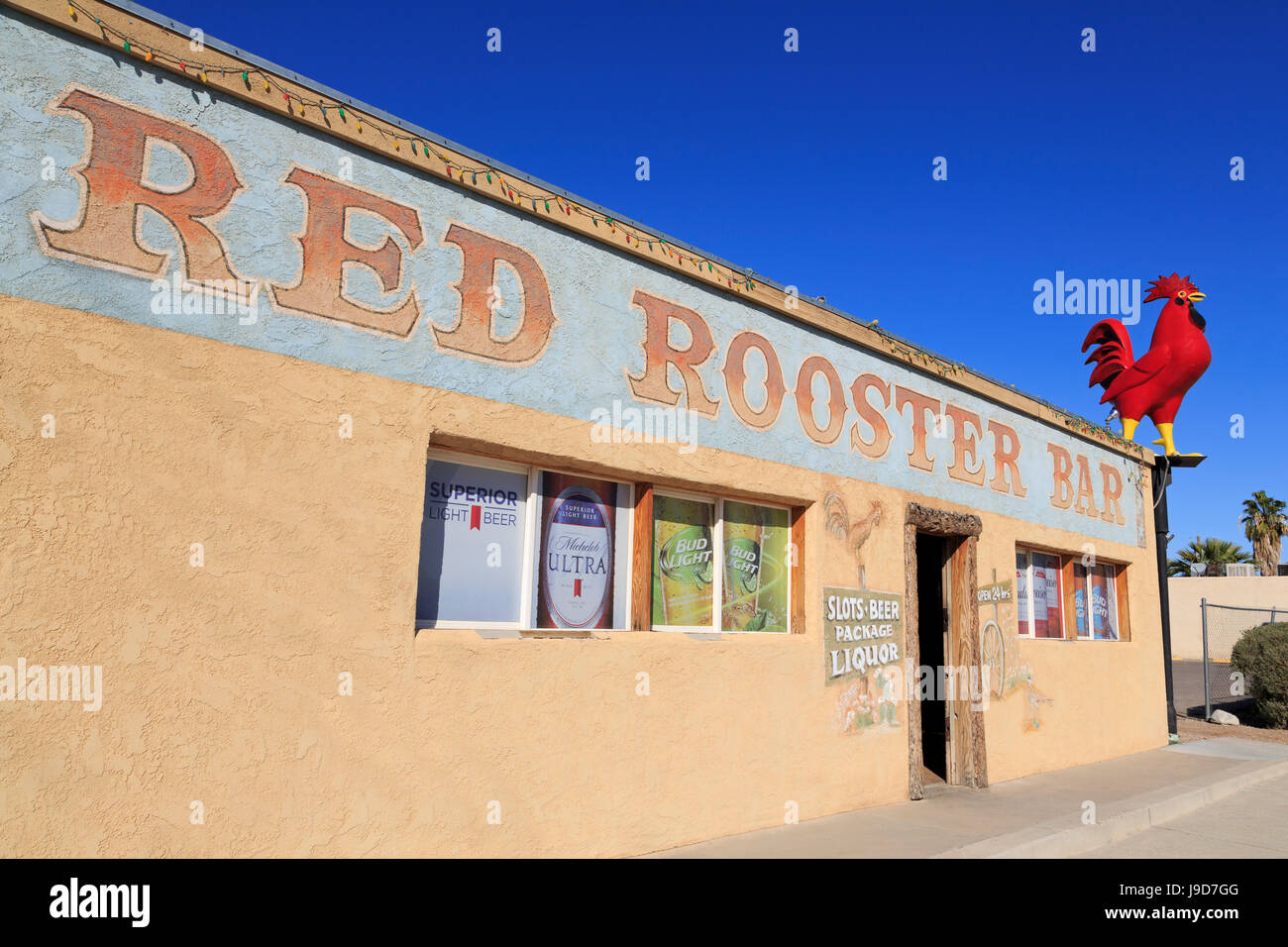 Red Rooster Bar, Overton, Nevada, USA, North America Stock Photo