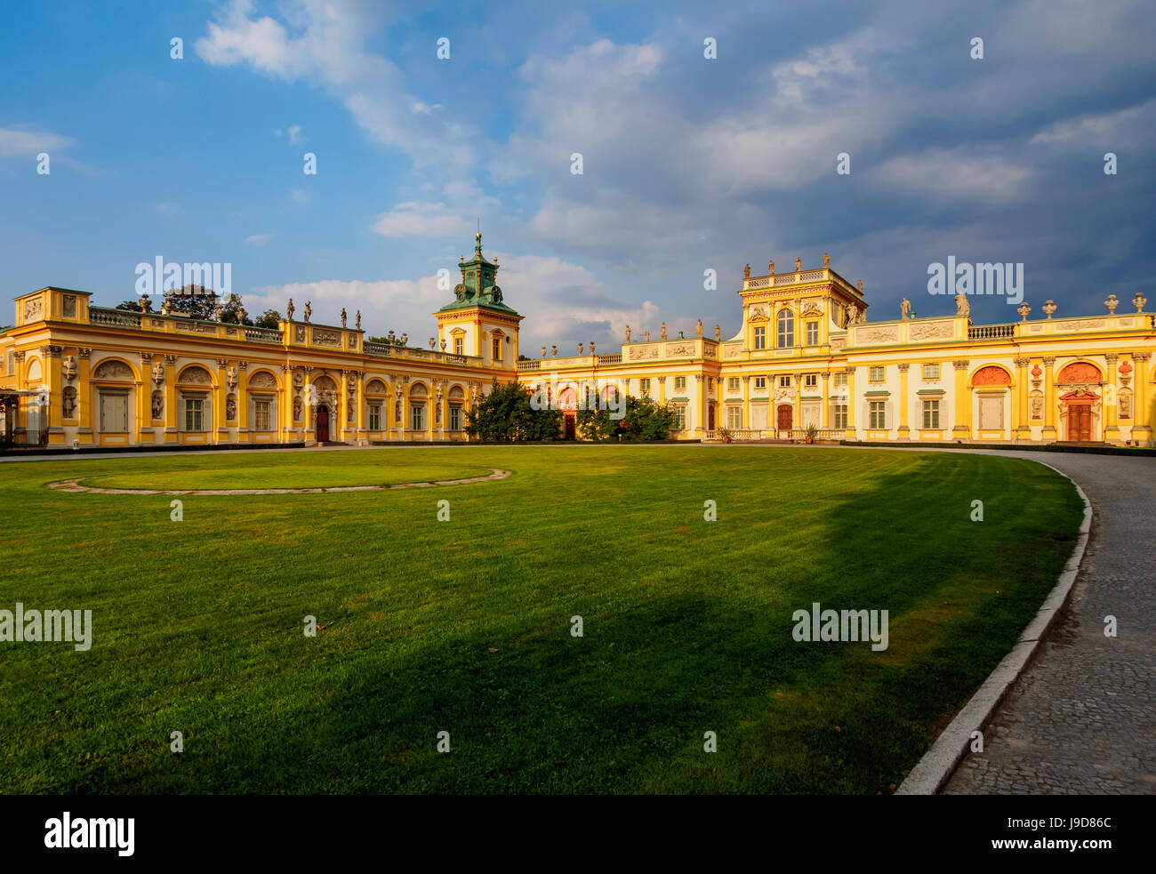 Wilanow Palace, Warsaw, Masovian Voivodeship, Poland, Europe Stock Photo