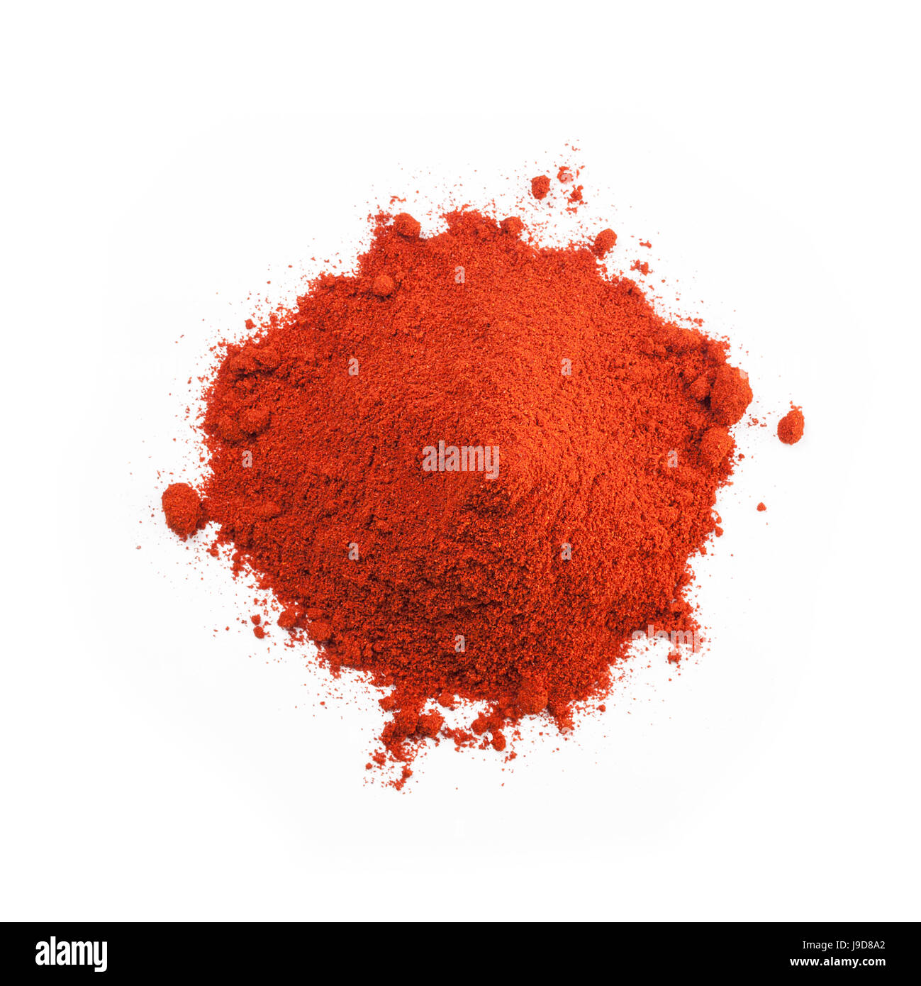 Powdered dried red pepper, isolated Stock Photo Alamy