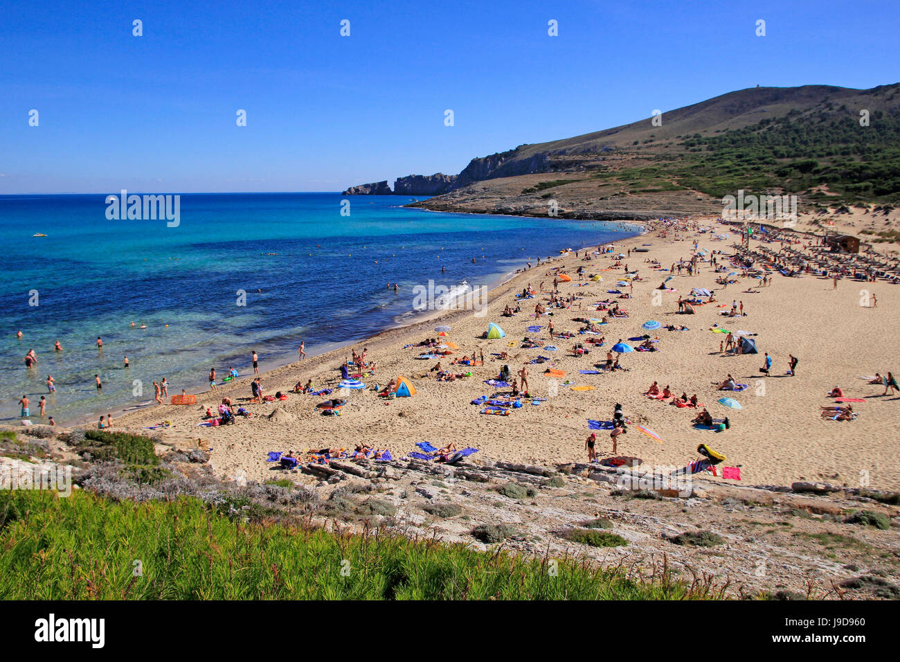 Cala Mesquida near Capdepera, Majorca, Balearic Islands, Spain, Mediterranean, Europe Stock Photo